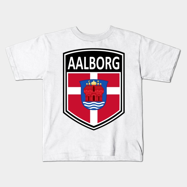 Nordic Cities - Aalborg Kids T-Shirt by Taylor'd Designs
